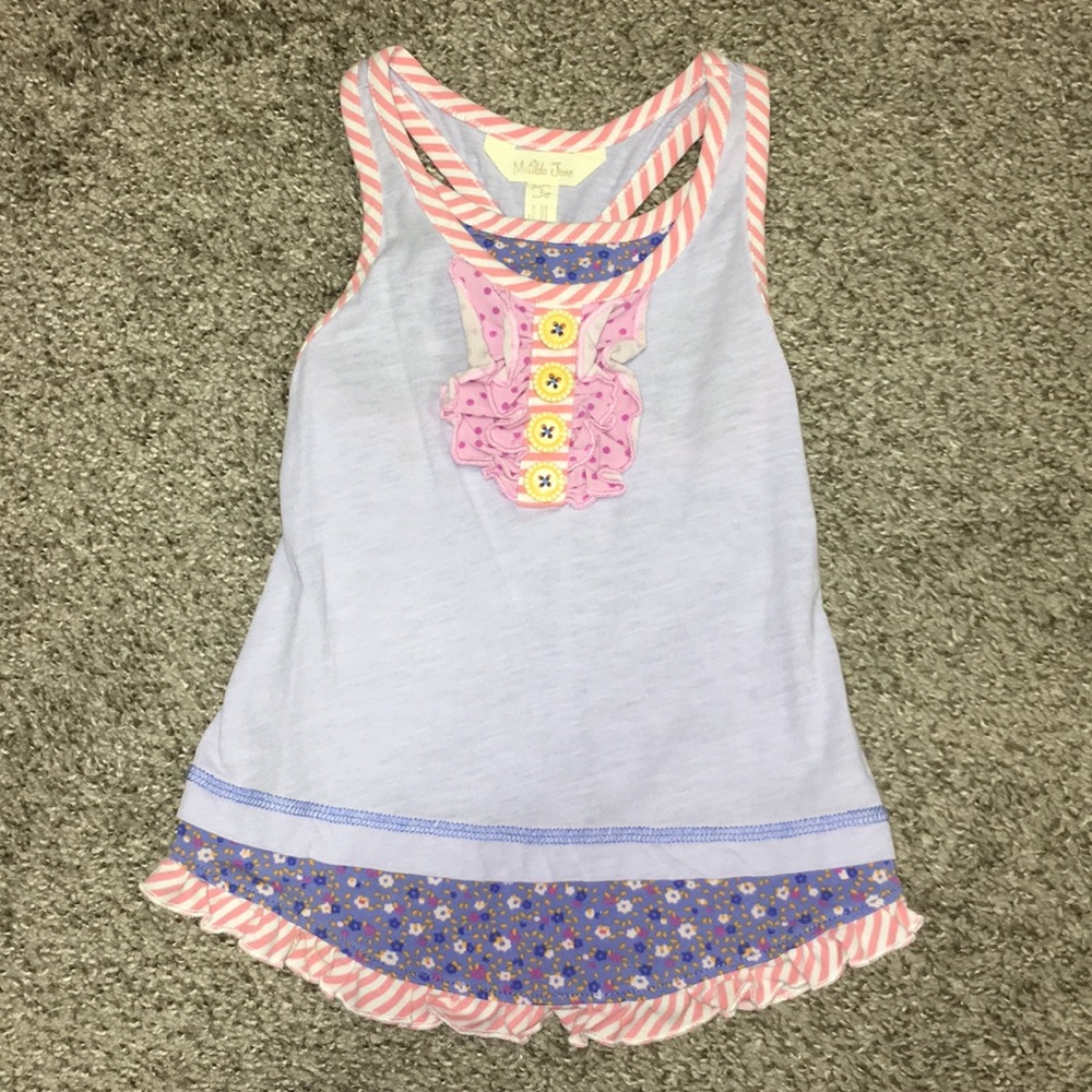 Matilda Jane Bean Bag Toss Tank Size 2